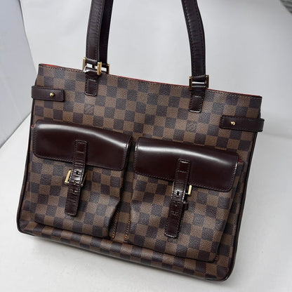 Louis Vuitton Damier Ebene Canvas Tote Bag AF638