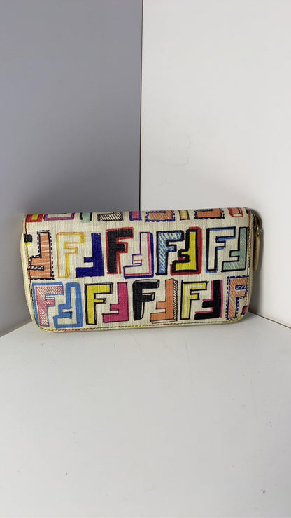 Fendi Zucchino Beige Wallet