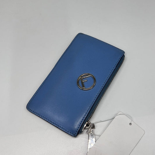 Fendi  Leather Card Case 2256 Blue