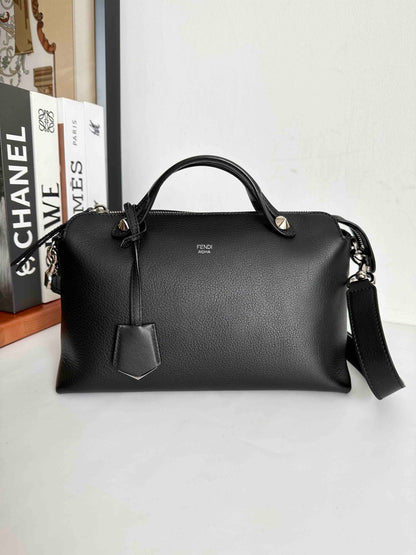 Fendi By The Way Black Satchel Bag with Strap #8E