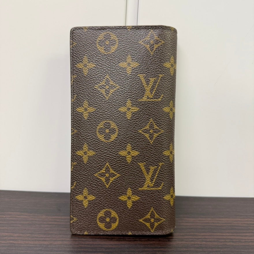 LV Monogram Long Wallet Personalized K.M LB110361