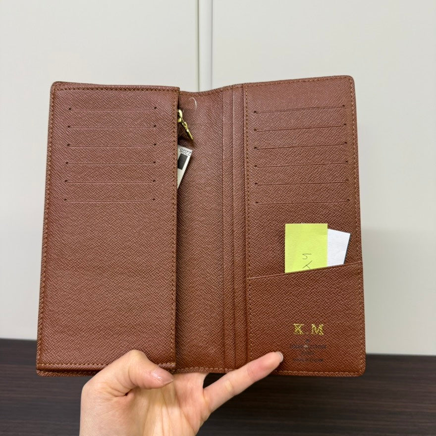 LV Monogram Long Wallet Personalized K.M LB110361