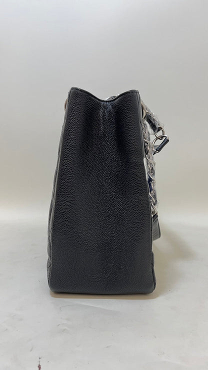 Chanel Caviar Leather Black Tote Bag -