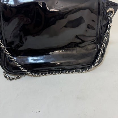 Chanel Patent Leather Black Shoulder Bag