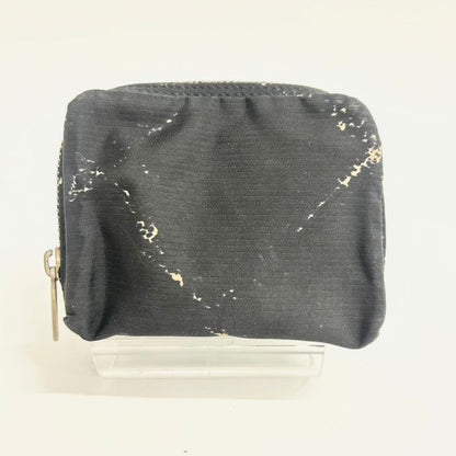 CHANEL Coin Case Black Leather Small Wallet