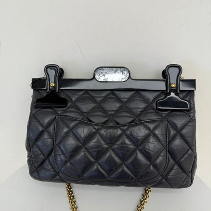 Rare✨Chanel Calfskin Hanger Flap Bag Medium IW