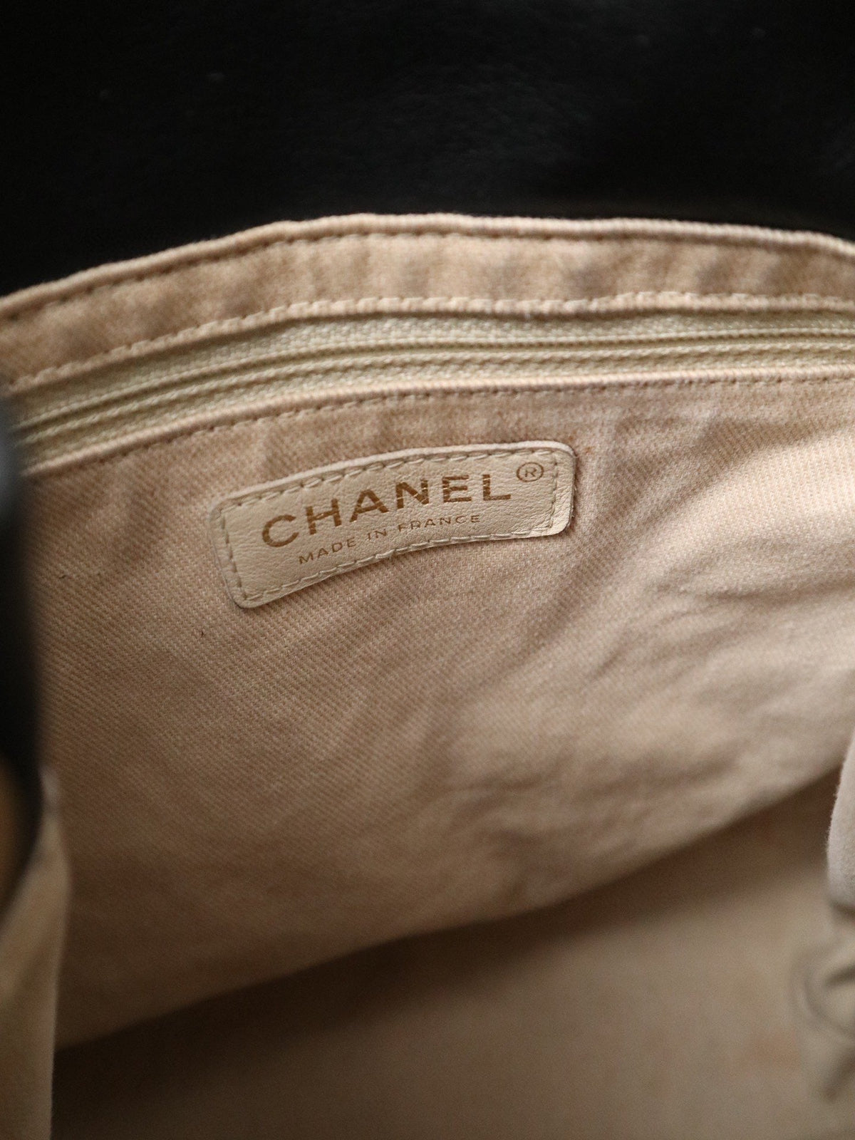 Chanel Camelia Black Leather Double Face Tote Bag - Very Good Condition