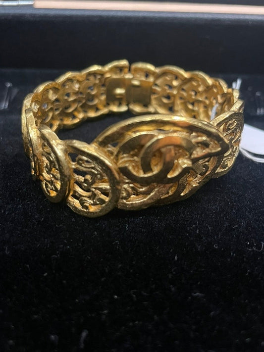 Chanel Vintage Gold Chain Bracelet