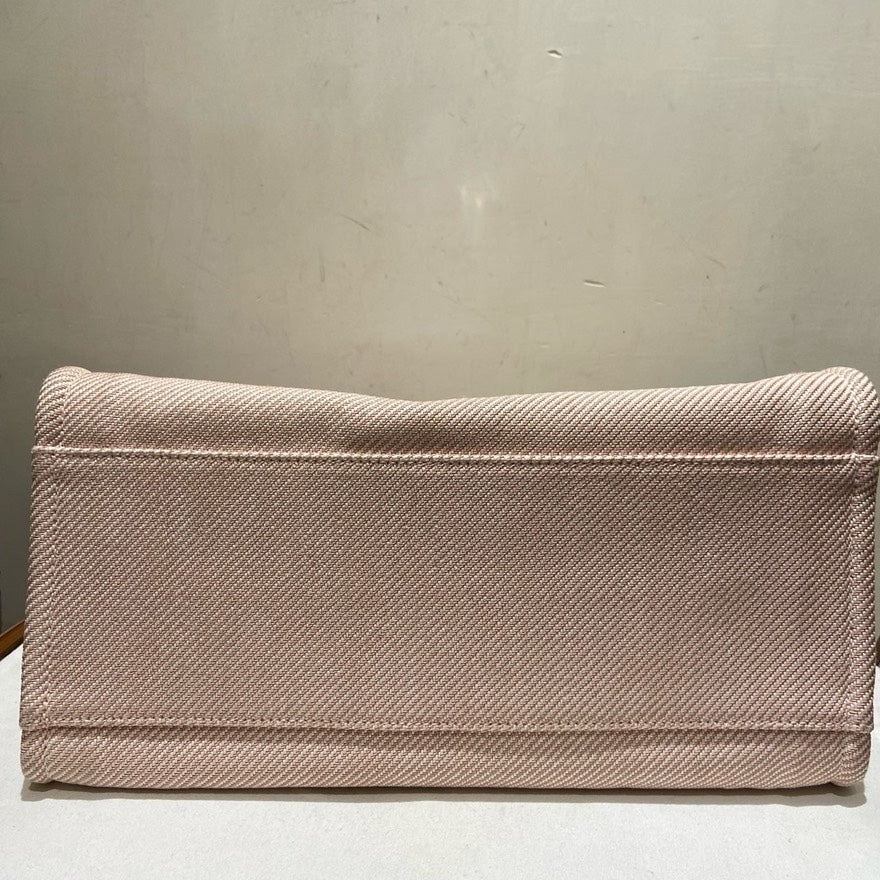 Chanel Large Canvas Beach Tote with Calfskin and Gold Chain in Beige