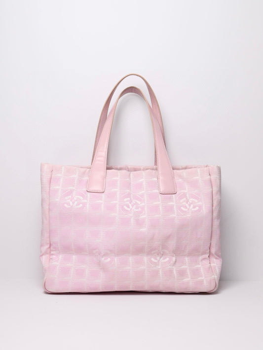 Chanel Travel Line Pink Tote