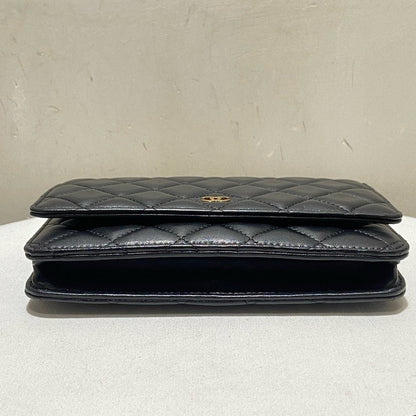 Chanel Lambskin WOC Black Crossbody Bag