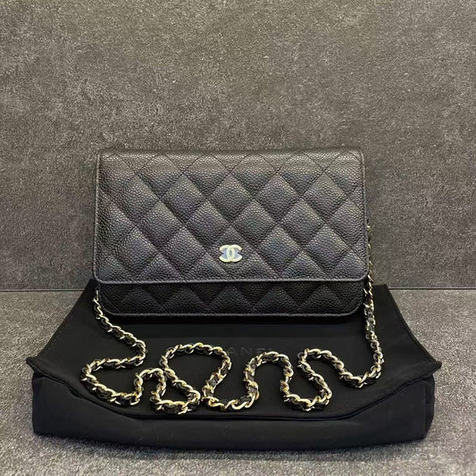 Chanel WOC Bag Black Leather Crossbody