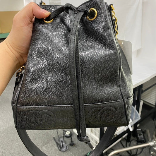 vintage Chanel bucket bag E