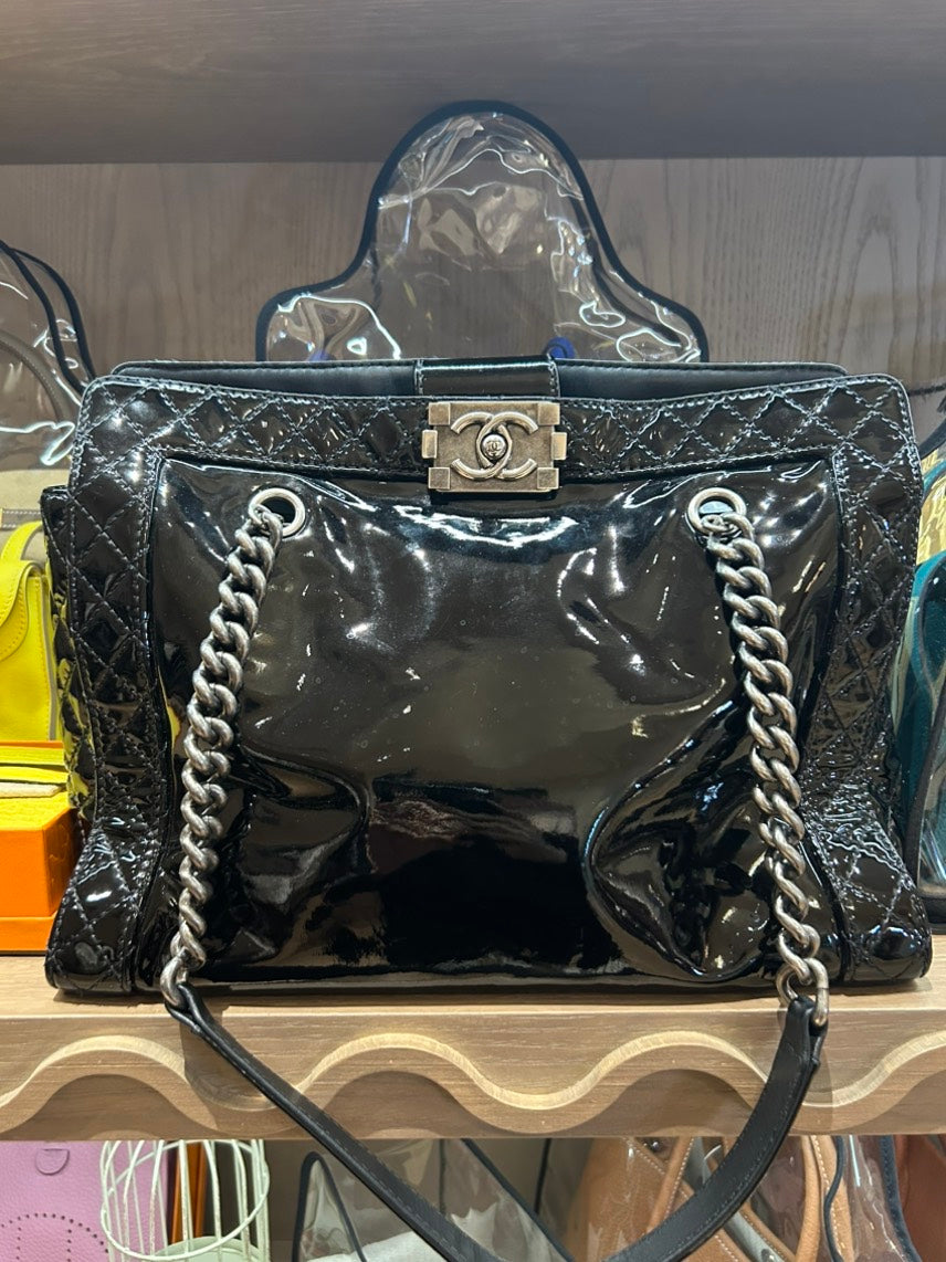 Chanel Preloved Black BMZ Shoulder Bag