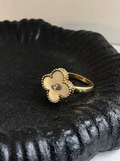 Preloved💕 Van Cleef & Arpels Vintage Alhambra Ring (size ) #
