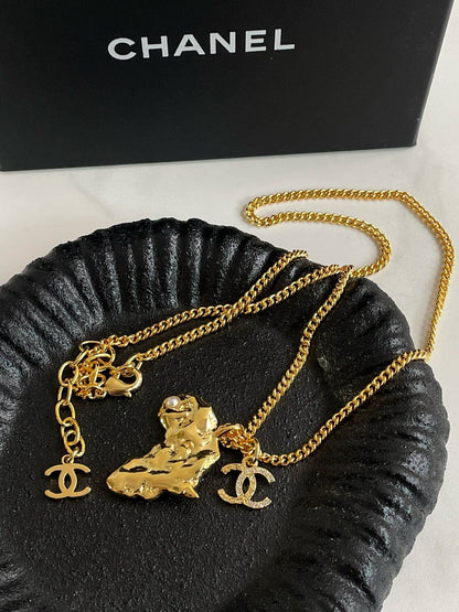 Un🆕 Chanel A Africa Continent Necklace #