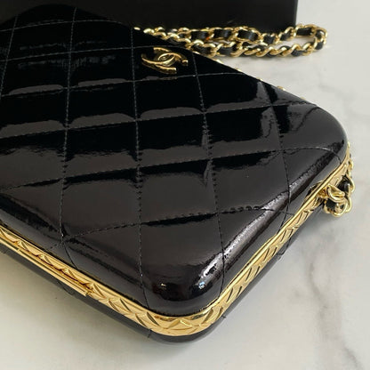 Un🆕 Chanel Patent Leather Clutch Bag () #
