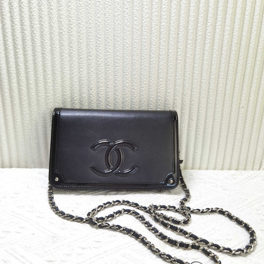 Chanel Black Leather WOC Bag - Preloved Designer Crossbody