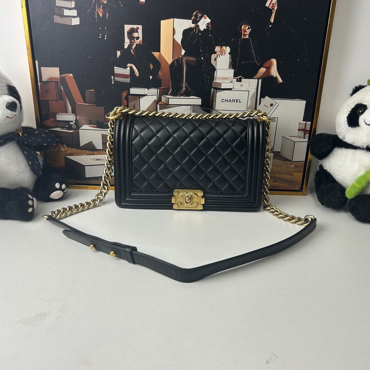 💓new  Chanel Leboy bag()