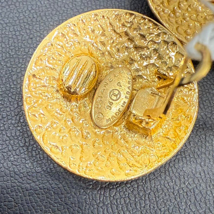 Vintage Chanel Coco Clip-on Earrings P FM
