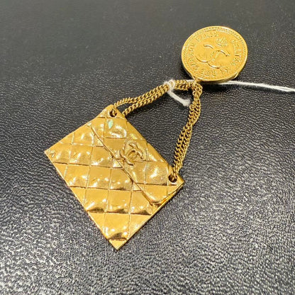 Vintage Chanel Flap Bag Brooch Stamp  FM
