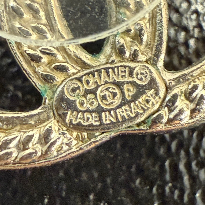 Chanel Coco Post Earrings P FM Gold Earrings