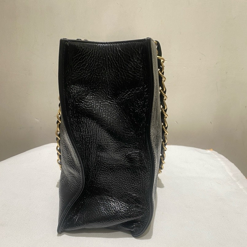Chanel Black Gold  Tote Bag - Black Leather Tote