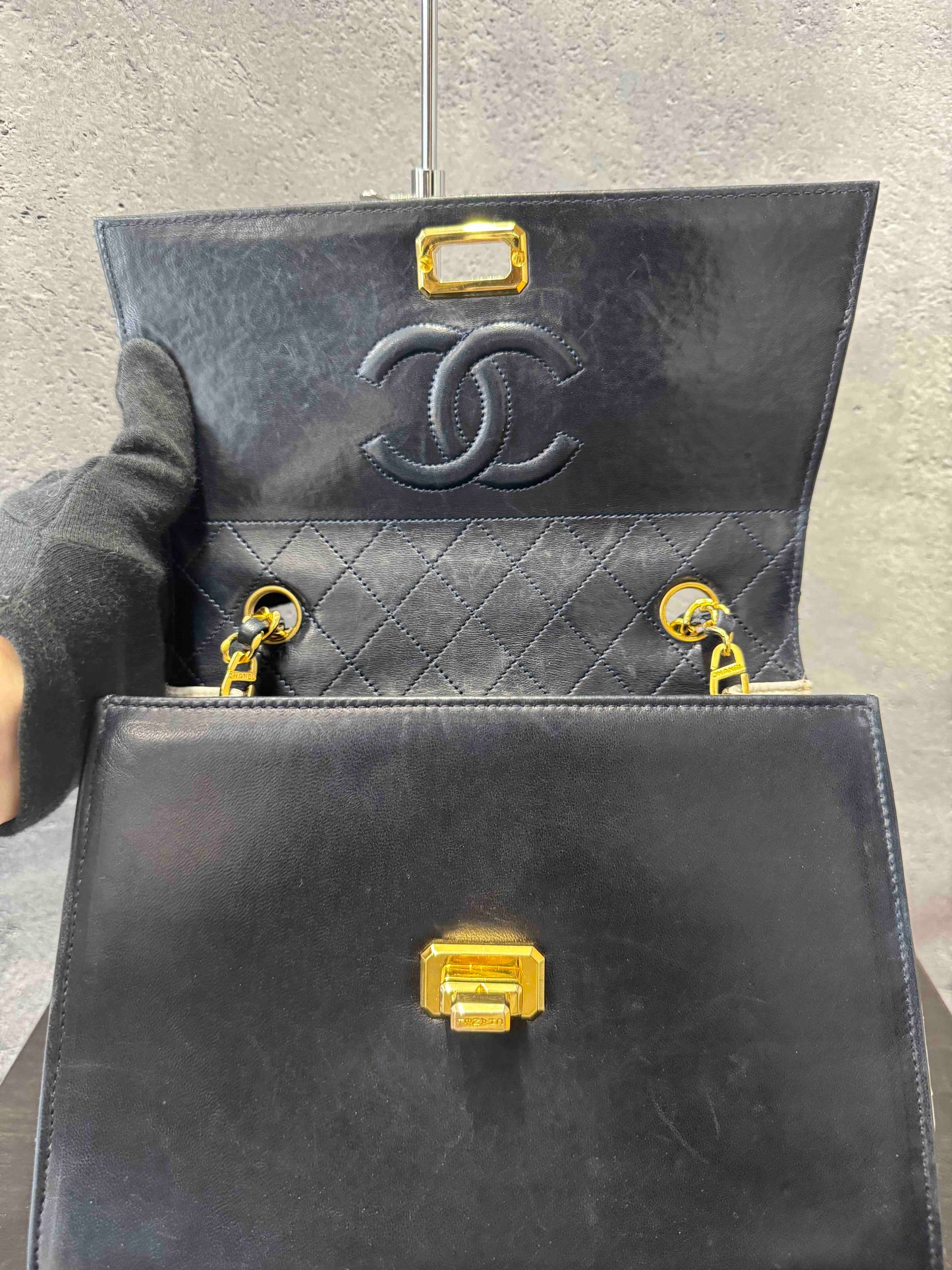 Chanel Assorted Color Leather Shoulder Bag JZ