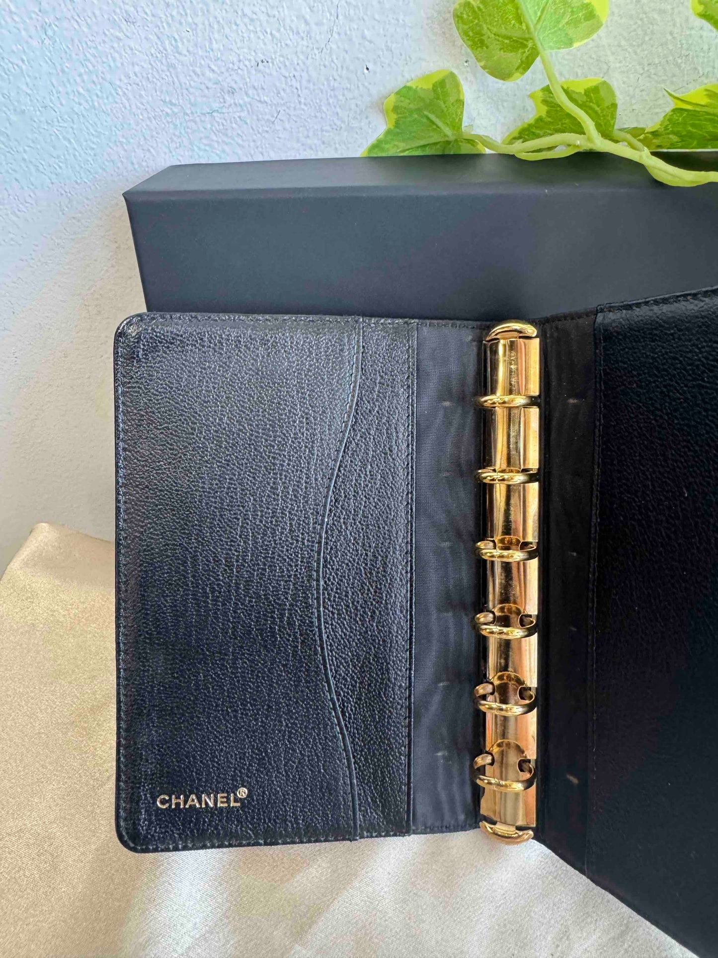 Chanel Notebook RE Black Leather