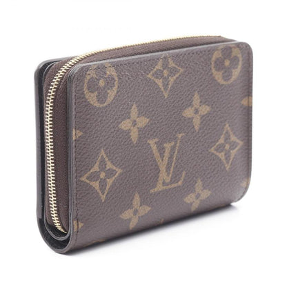 LOUIS VUITTON Portefeuil Roux Monogram Reverse Bi-fold Wallet PVC Leather Brown 977778