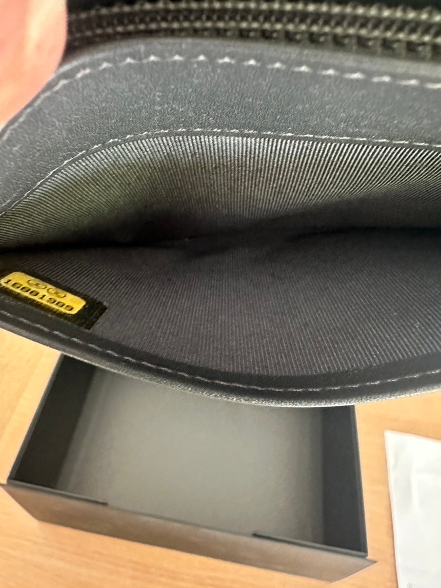 Chanel Classic Quilted Black Leather Wallet