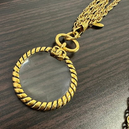Chanel  Necklace  Gold Pendant