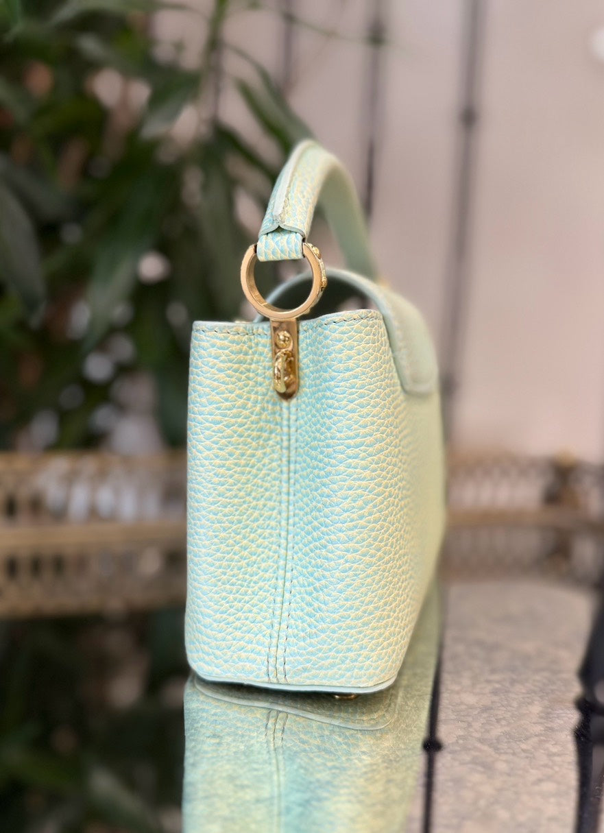 LV Louis Vuitton Capucines Bag 20cm microchip