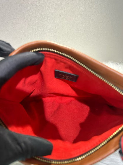 Louis Vuitton Monogram Clutch Bag in Brown