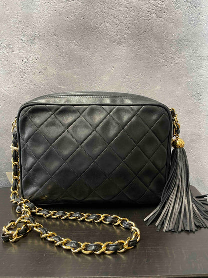 Chanel Vintage Black Camera Bag RE – Leather Shoulder Bag