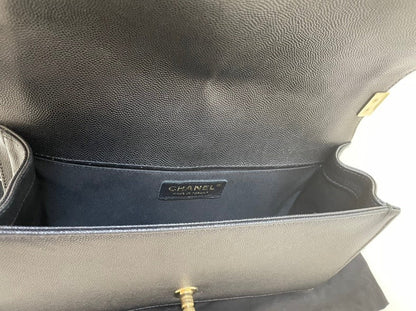 Chanel Le Boy Black Quilted Crossbody Bag