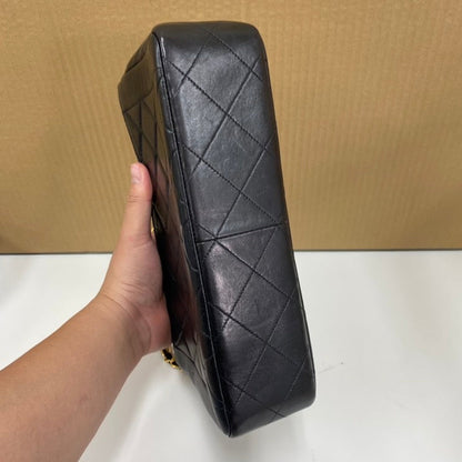 vintage Chanel single flap bag E