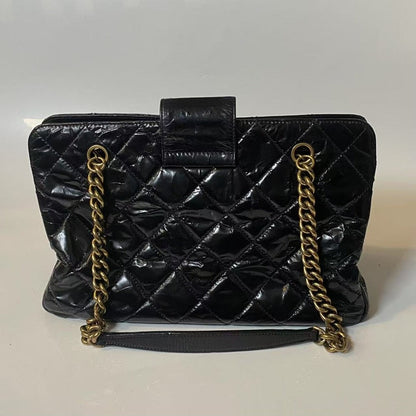 Chanel Quilted Black Shoulder Bag - Preloved