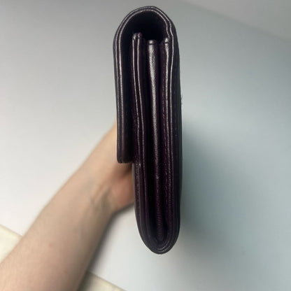 Chanel LeBoy Quilted Black Leather Wallet