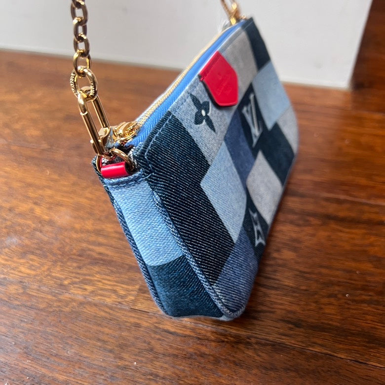 LV Pochette Denim Patchwork AG322