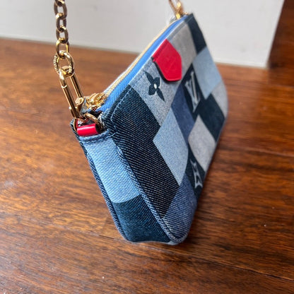 LV Pochette Denim Patchwork AG322