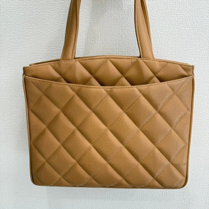 Vintage Chanel Coco Turn-lock Caviar Leather Handbag GT