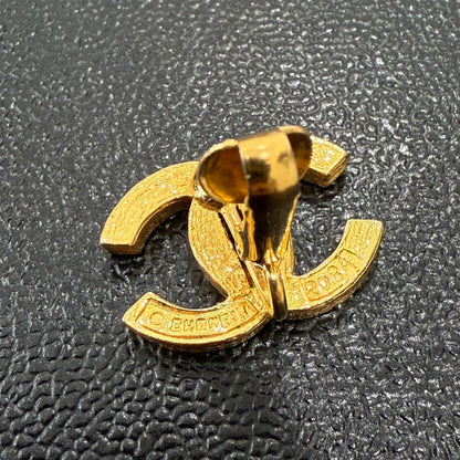 Vintage Chanel Coco Rhinestone Clip-on Earrings GT