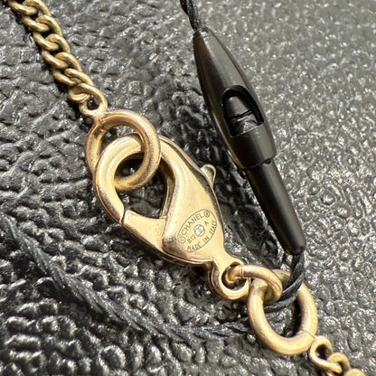 Chanel Coco Necklace GT Gold Chain Red Pendant