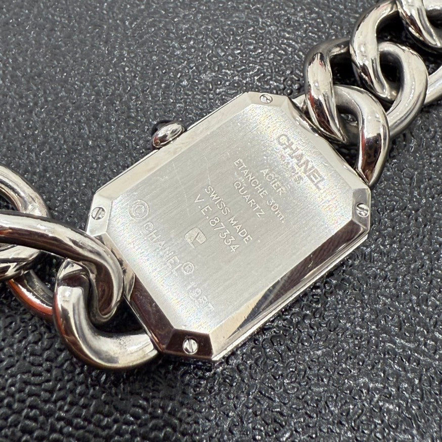 Preloved Chanel QZ Watch Luxury Silver Bracelet 17cm GT4779