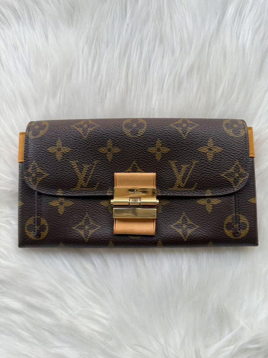 Louis Vuitton Monogram Canvas Elysee Wallet Brown