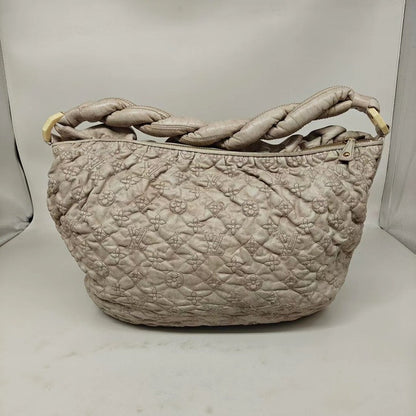 Louis Vuitton Vintage Quilted Beige Underarm Hobo Handbag