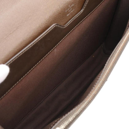 LOUIS VUITTON Laguito Taiga Dark Brown Leather Briefcase Business Bag