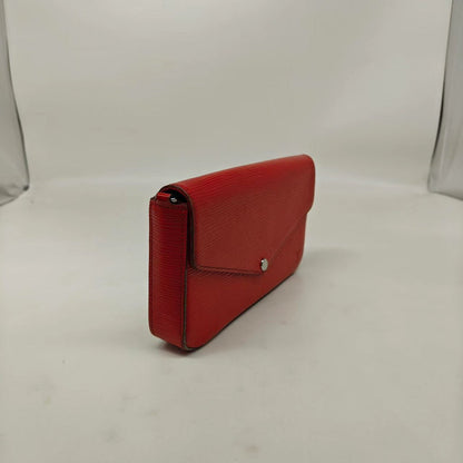 Louis Vuitton Red Patent Pochette 3 in 1 Clutch/Crossbody Bag
