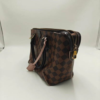 Louis Vuitton Cassia Tote Damier Ebene Checkered Crossbody Bag